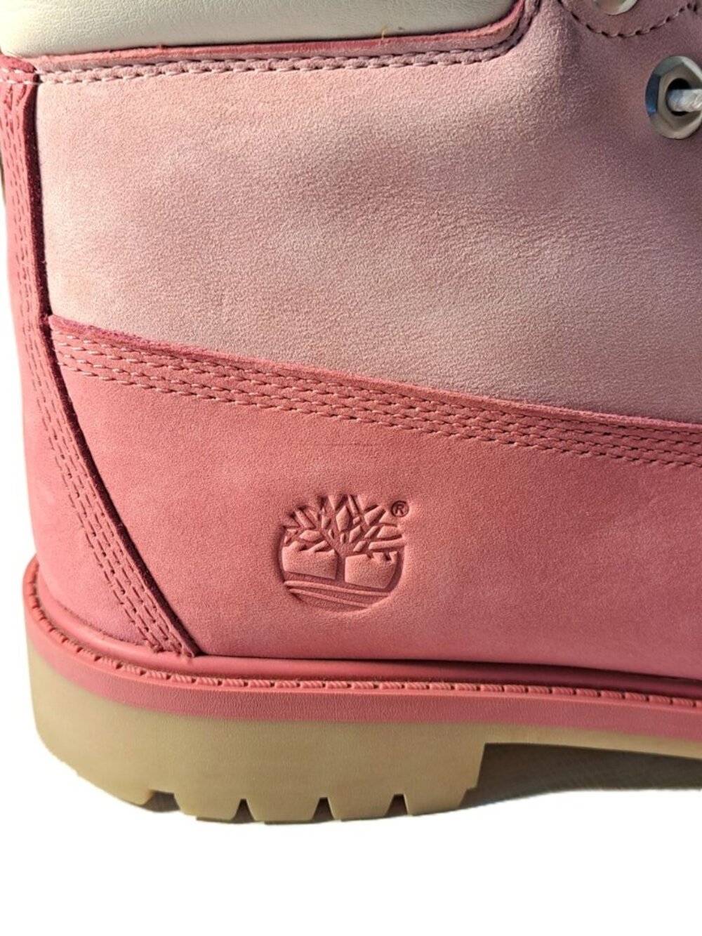 Timberland 6" Premium Waterproof Boots Pink Girls Size 6.5 Big Kid w/ Box - Picture 8 of 14
